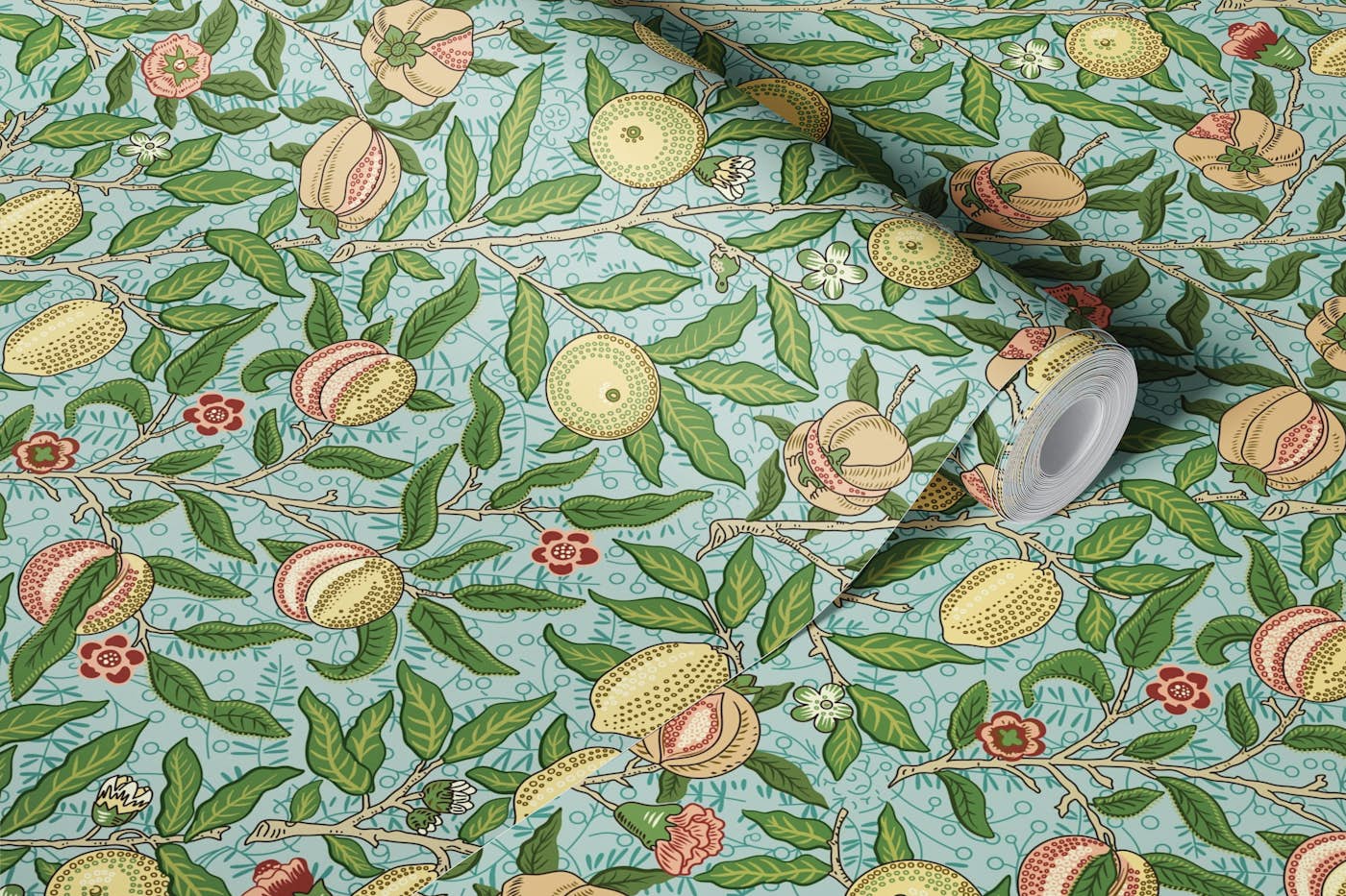 Victorian W Morris Fruit pattern 2 wallpaper roll