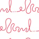 Modern Calligraphy Chic Red