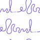 Modern Calligraphy Purple