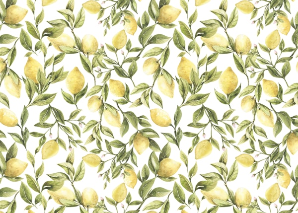 Happy Summer Lemons Pattern