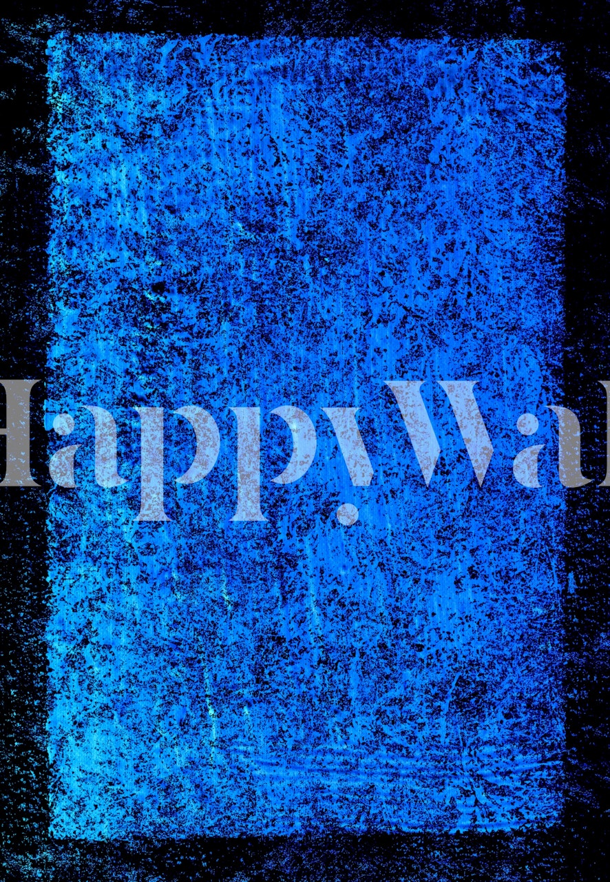 Ταπετσαρία Blue portal εμφανίζεται σε ένα δωμάτιο