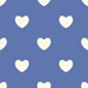 Hearts Pattern for Kids Blue Beige