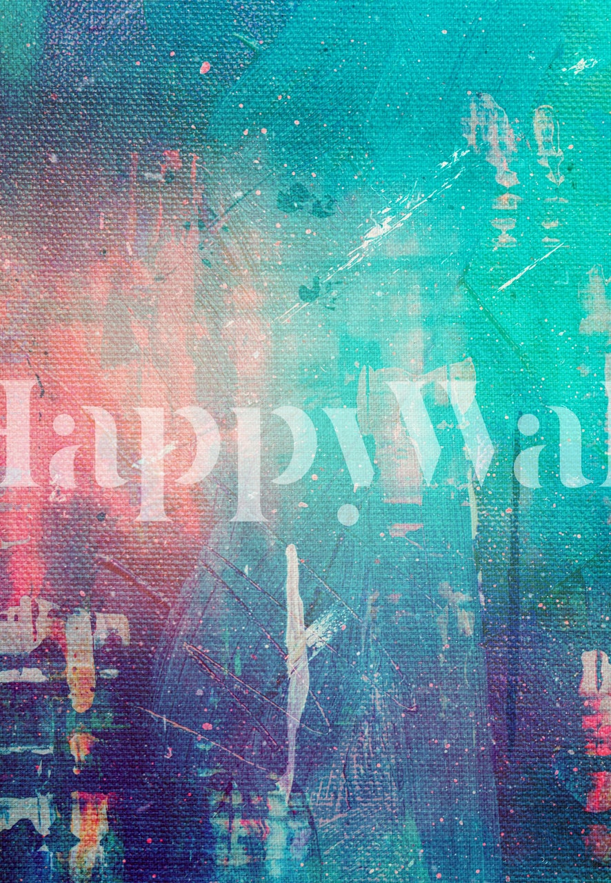 Pluie à Paris 2 wallpaper in a stylish room