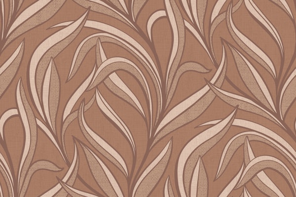 Elegant Foliage Flow Mocca Mousse