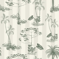 Stripes&Trees - Green papel de parede