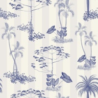 Stripes&Trees - Lavender papel de parede