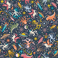 Midcentury Space Aventures - Medium papiers peint