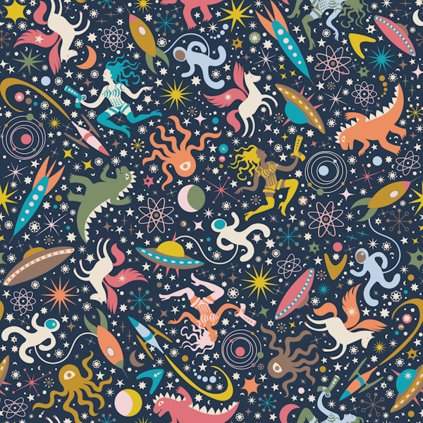 Midcentury Space Aventures - Medium