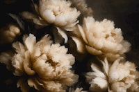 Classic Peony Elegance tapet