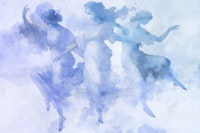 Ethereal Cloud Muse wallpaper