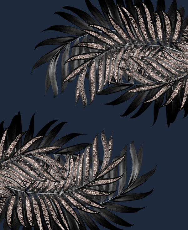 Palm Leaves with Glitter 7