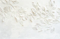 Leaf Impressions Tuberose White tapet