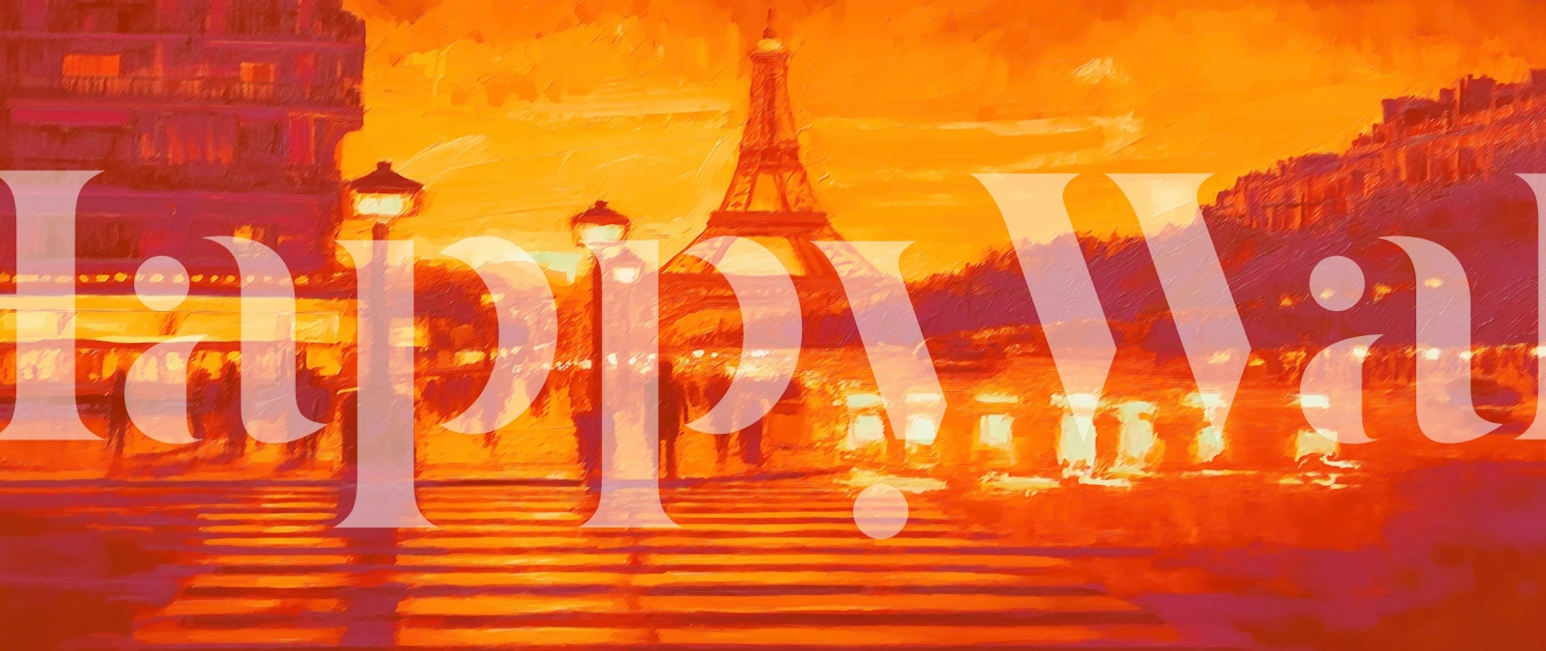 Paris City of Light wallpaper design