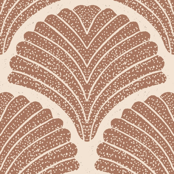 Coastal Seashells scallops in neutral