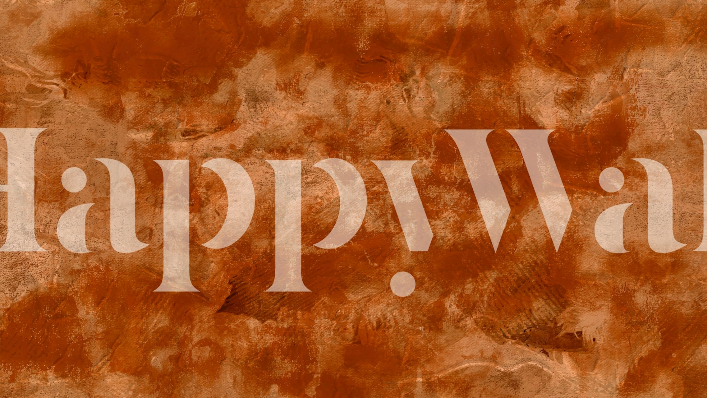 Earthy Brush Strokes-tapetti huoneessa