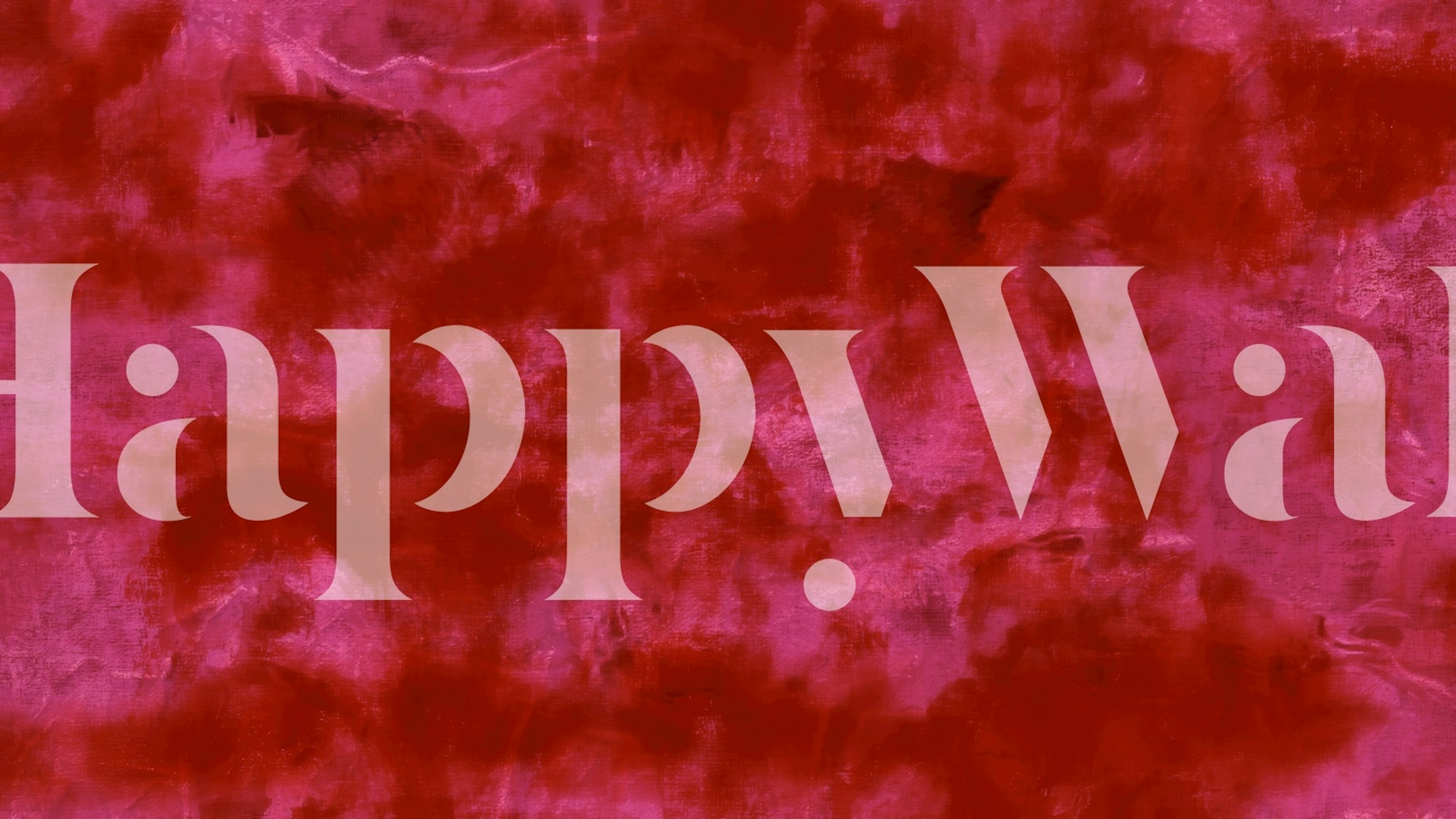 Velvet Red Essence wallpaper in a room