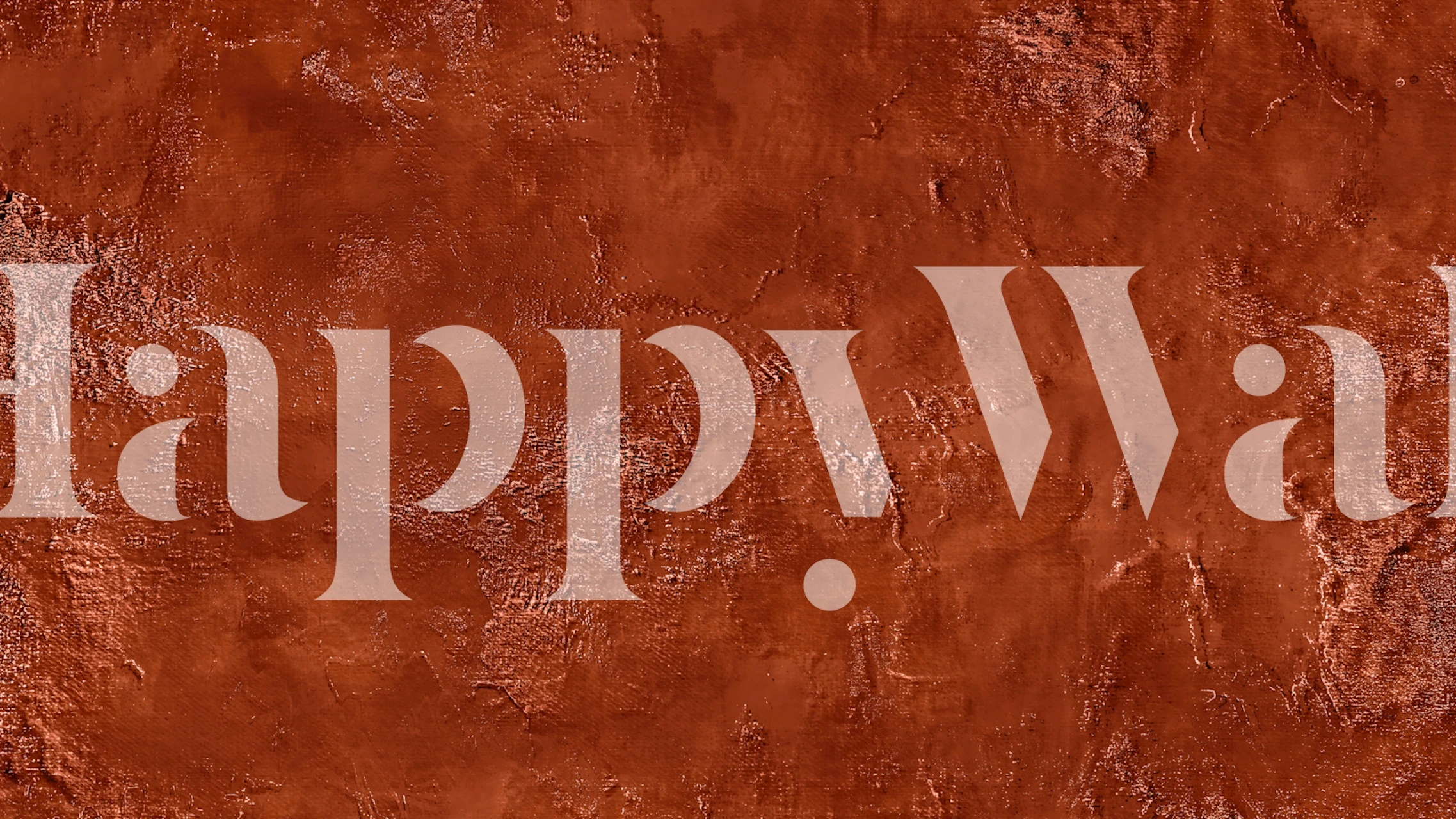 Rustic Copper Charm wallpaper in a room