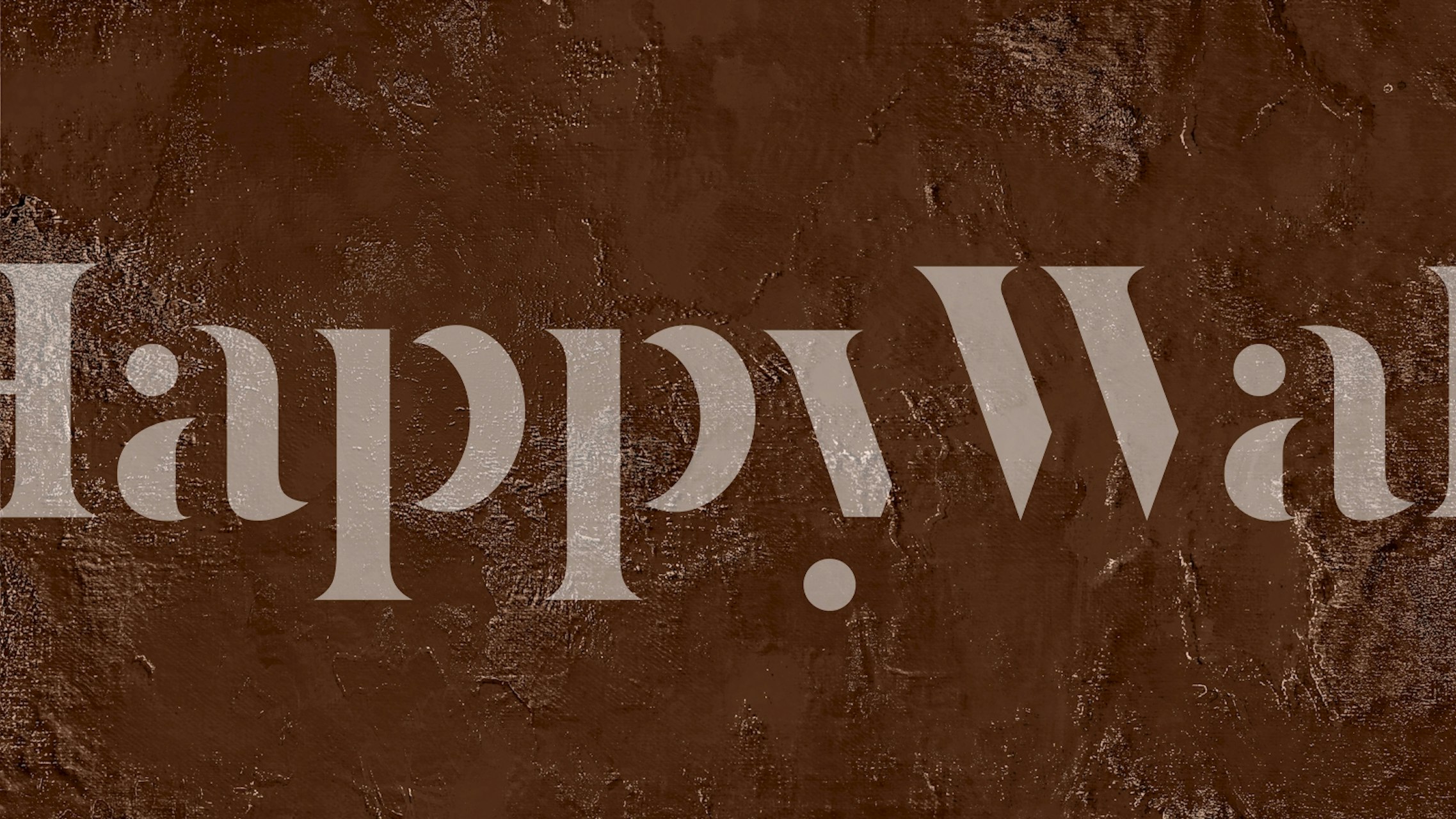 Ταπετσαρία Earthy Brown Ambiance παρουσιαζόμενη σε ένα δωμάτιο