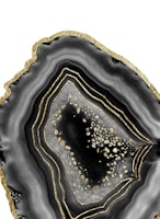 Black Agate Gold Foil Glam 1 papiers peint
