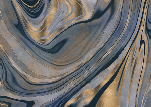Gemstone Marble Grey Gold