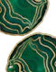 Emerald Agate Gold Glam 1