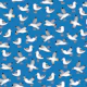 Seagulls on blue by Cecca Designs