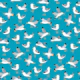 Seagulls on turquoise by Cecca Designs