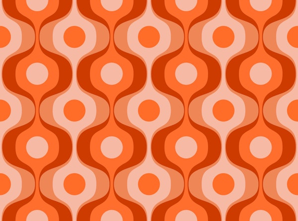 Vintage Groovy Geometry