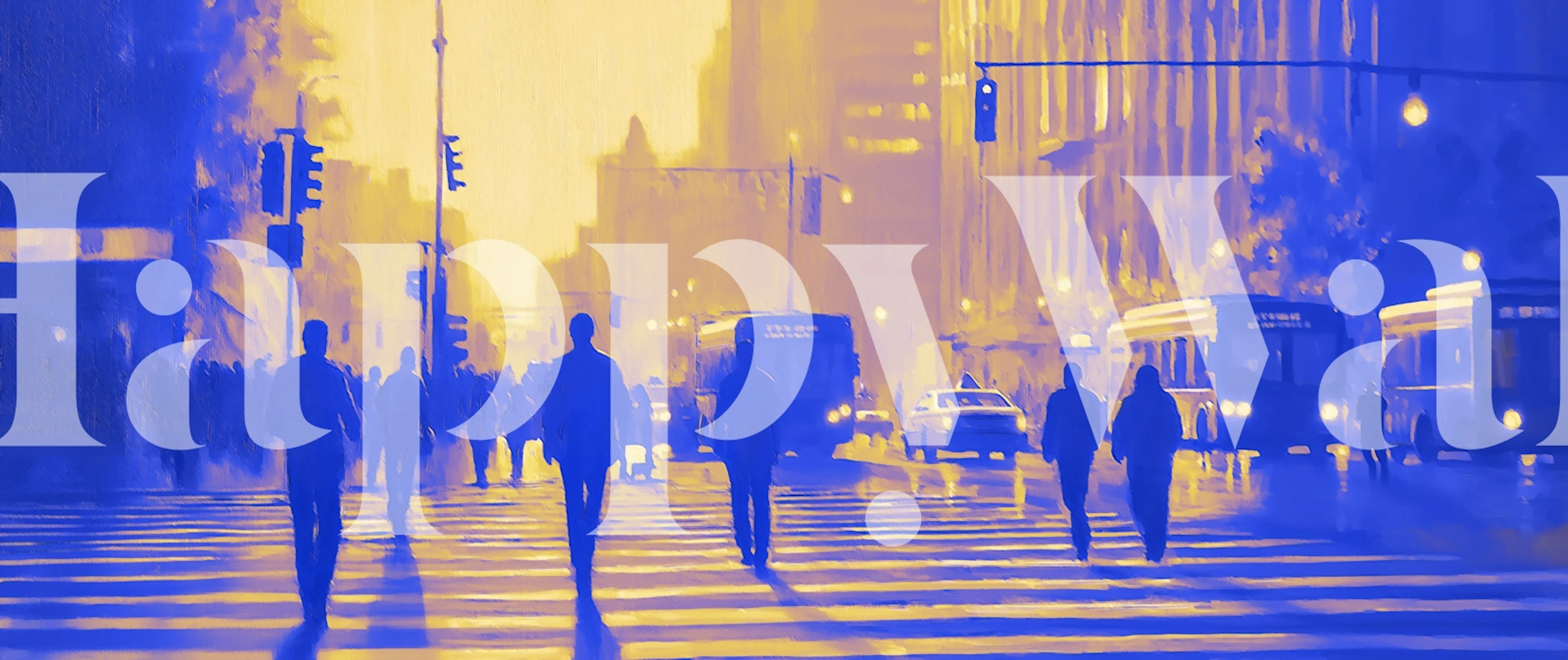 Papel tapiz Wall Street exhibido en una habitación