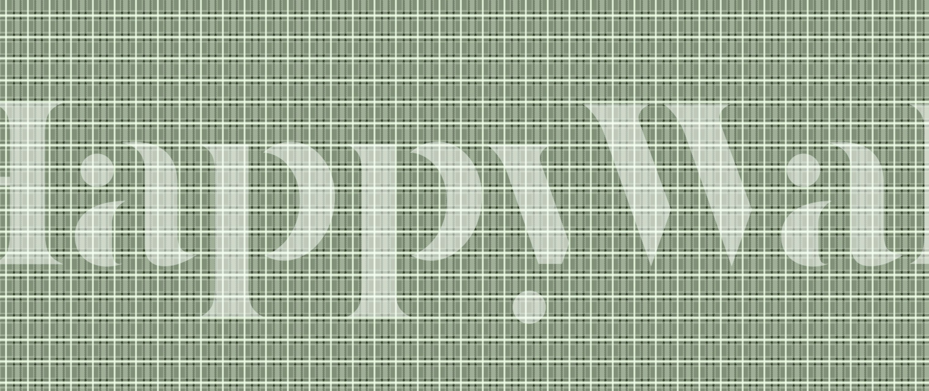 Grön rutig tapet i ett stiligt rum