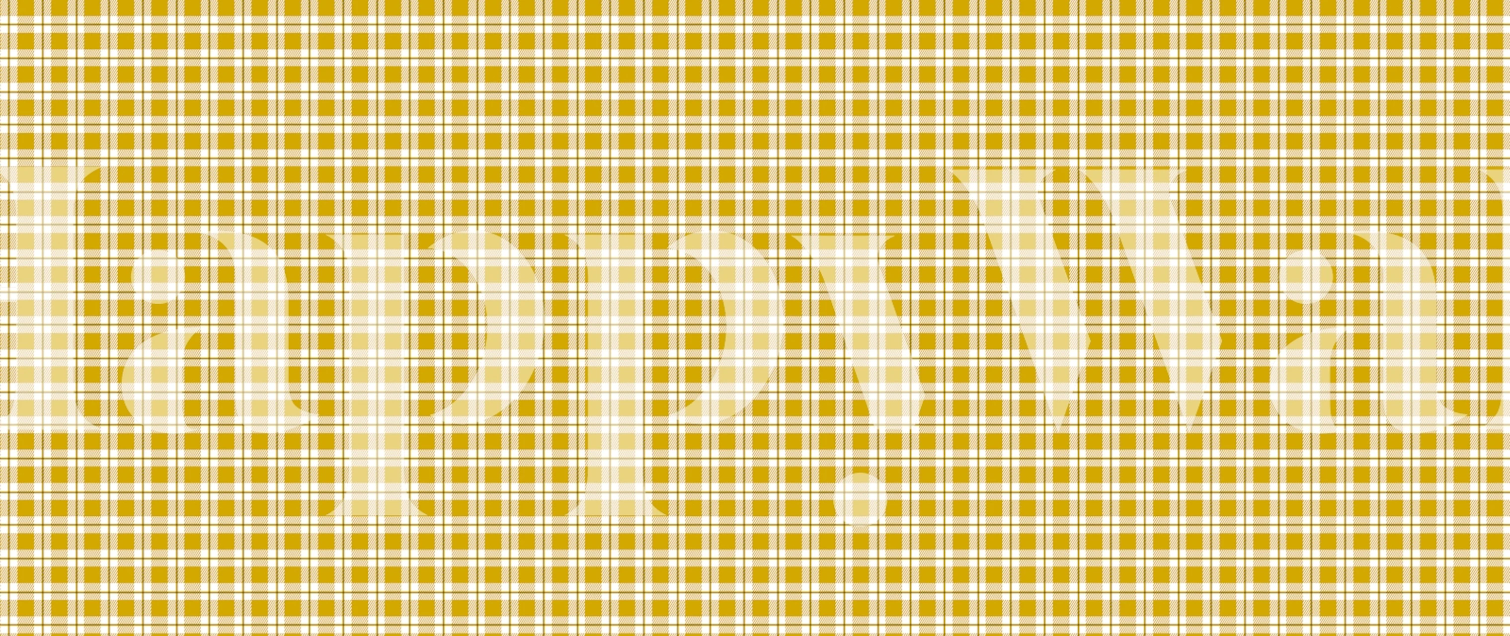 Papel pintado a cuadros amarillos en una habitación