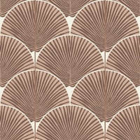 Japandi palms - mocha mousse - Pantone color tapete