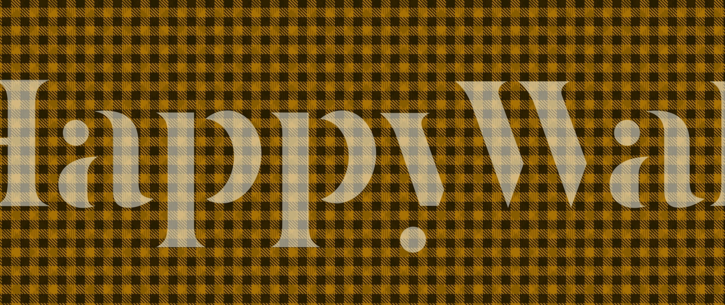 Black and yellow plaid pattern wallpaper