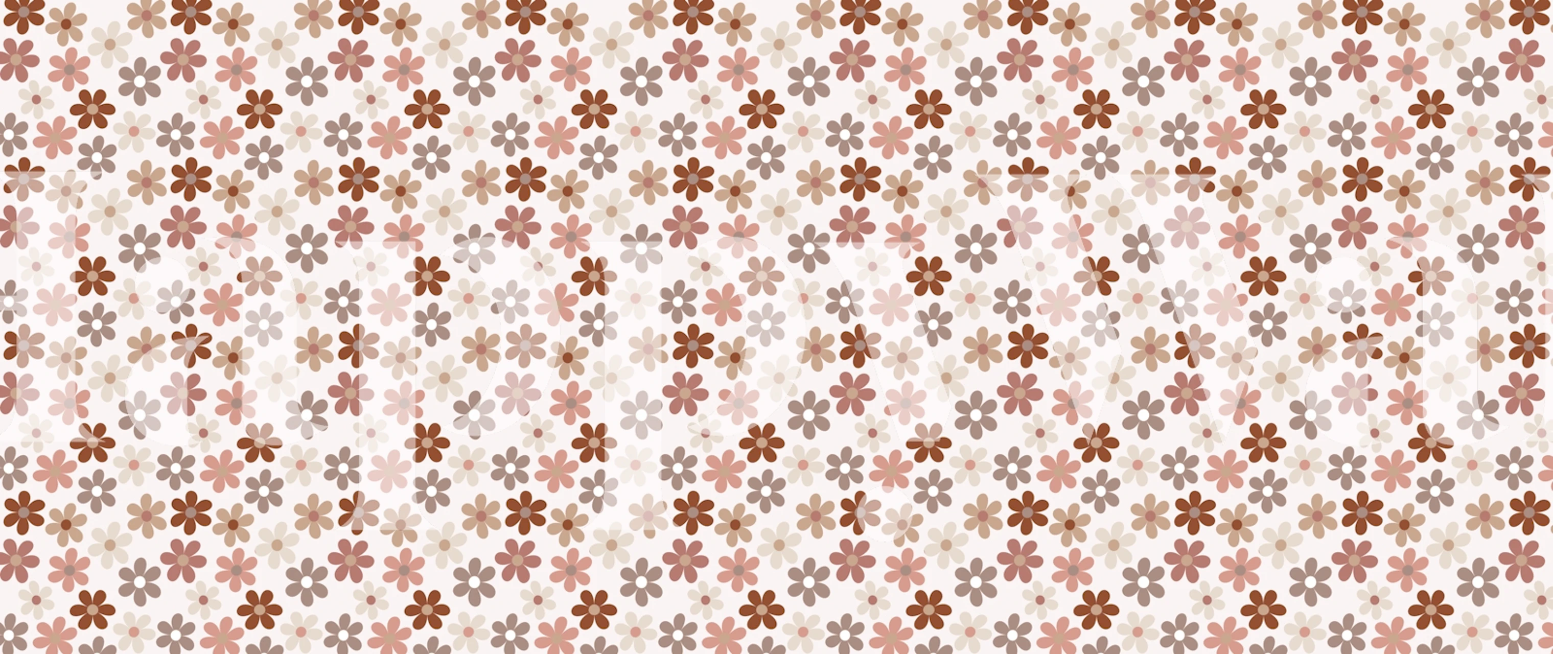 Elegant Flowers behang in een kamer