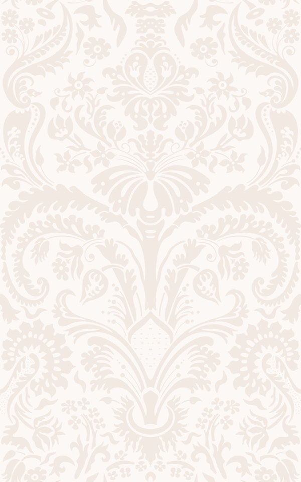 Damask Baroque 1 floral white