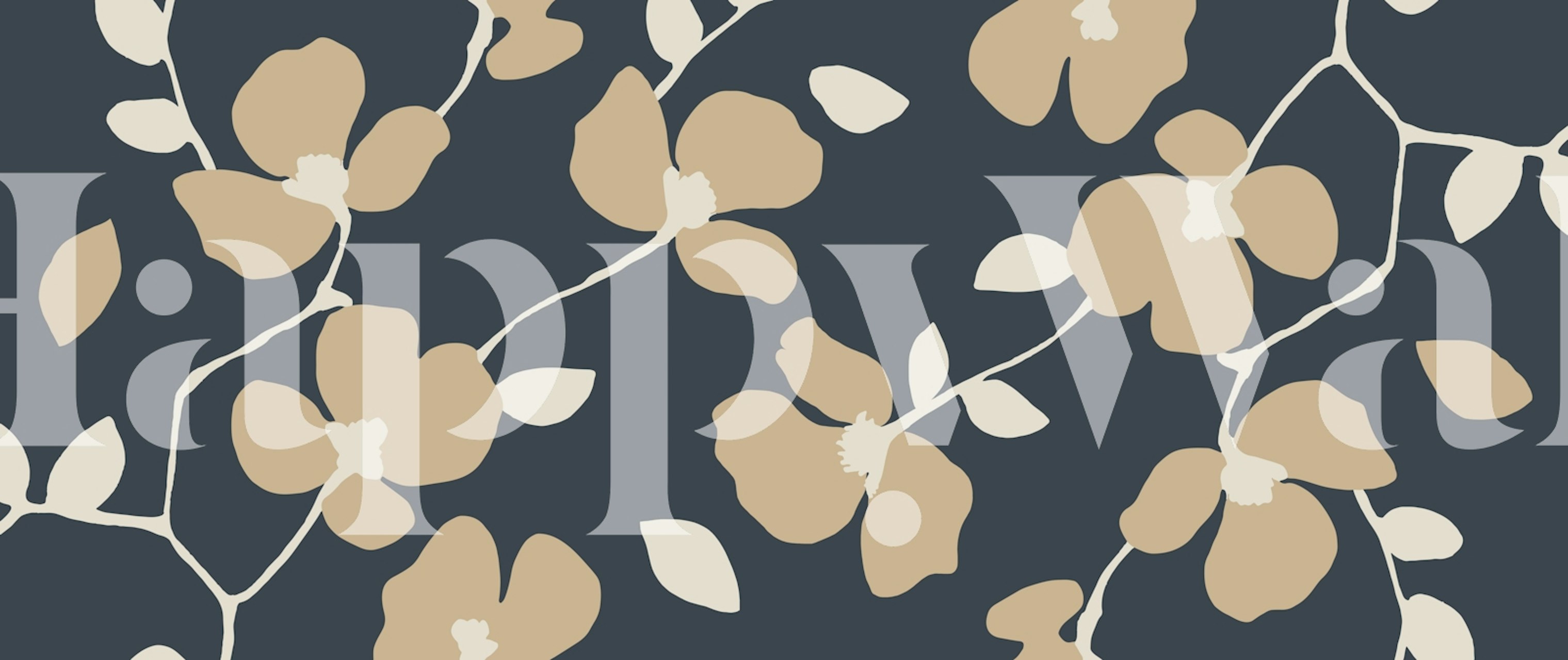 Design tapety Flower Modern Night