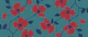 Flower Modern Red Blue