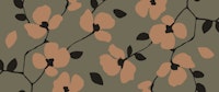 Flower Modern Green behang