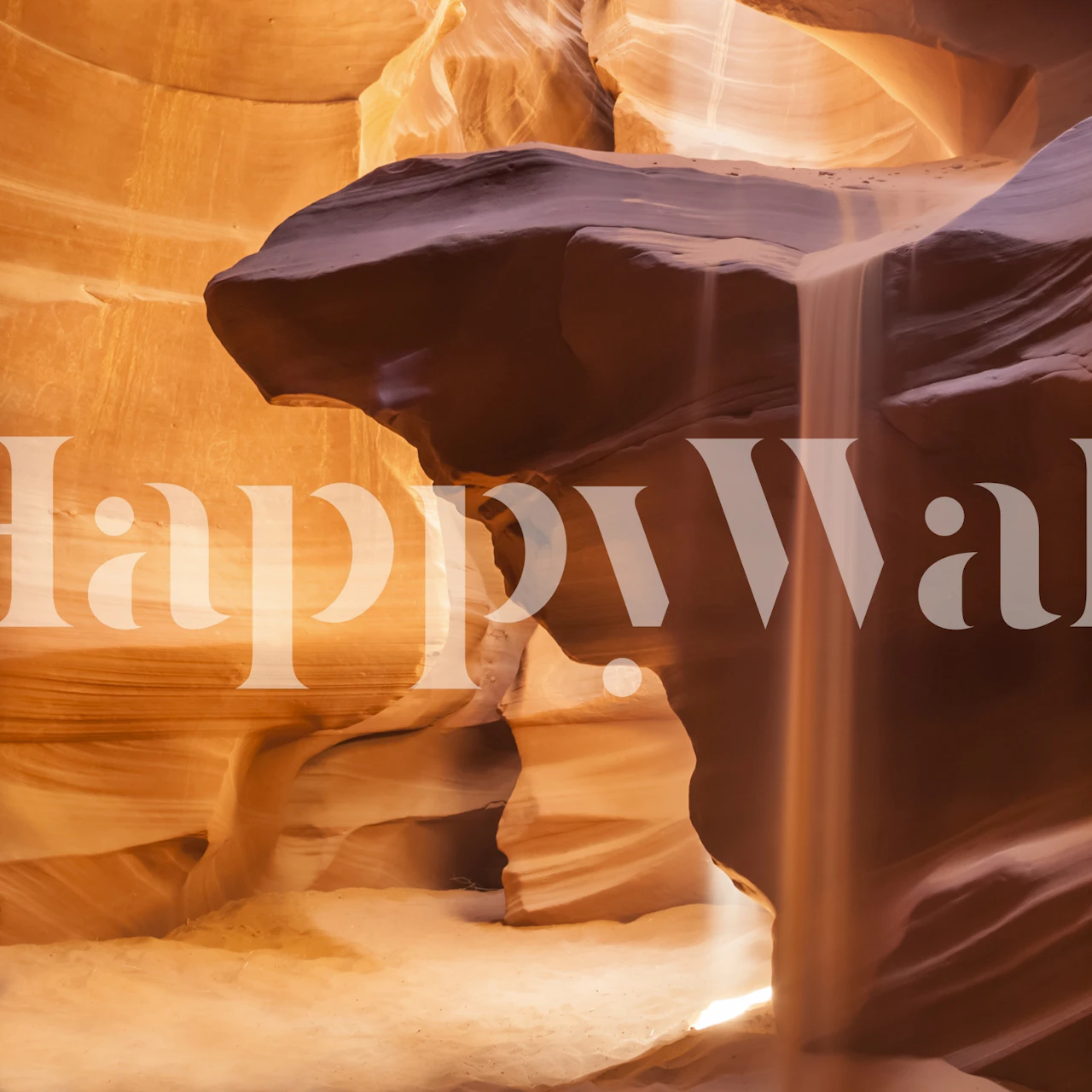 Antelope Canyon rock formations wallpaper