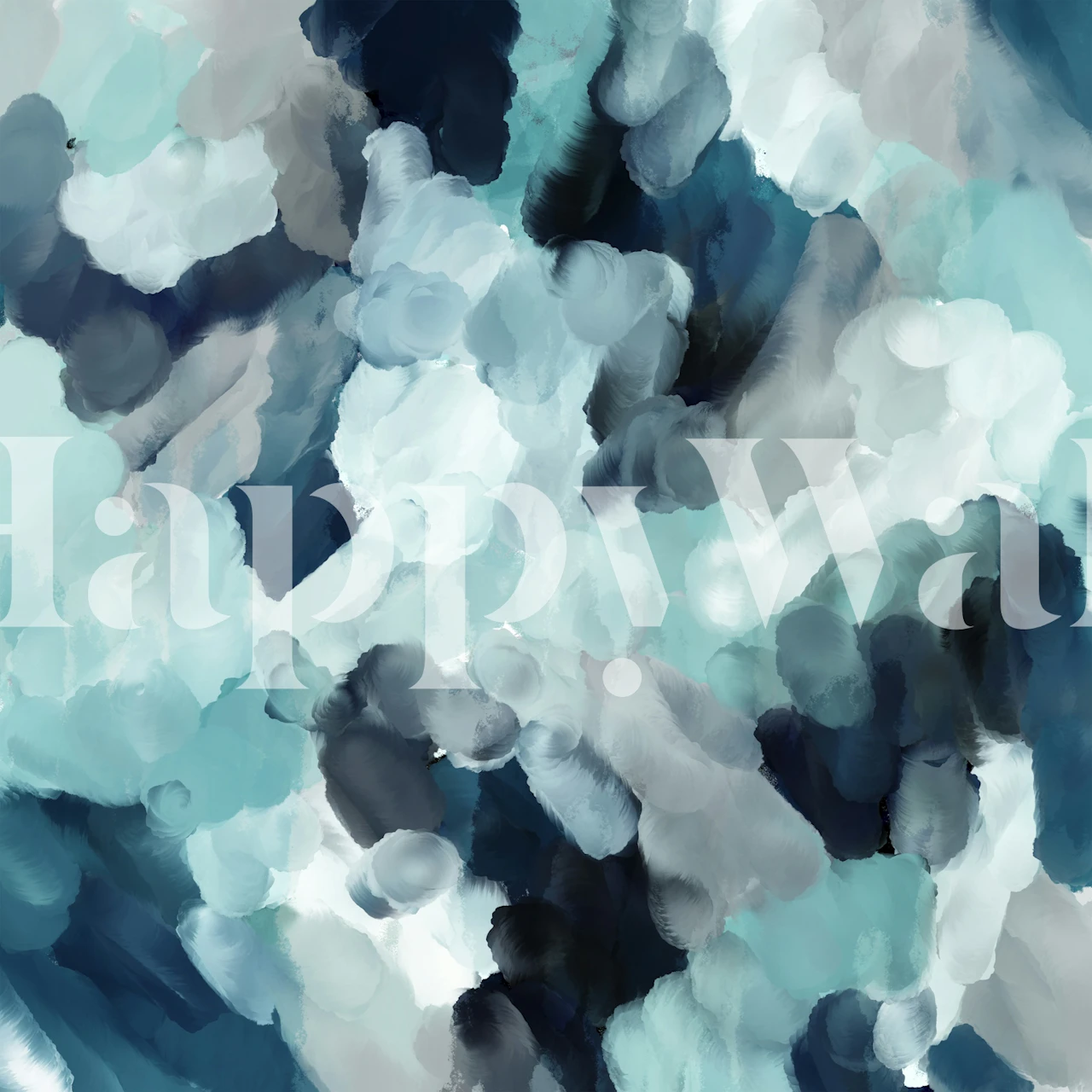 Oceanic Dreamscape Art wallpaper in a room