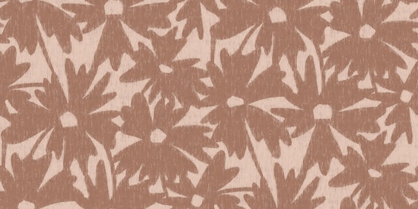 Textured Blossoms in Mocha Mousse