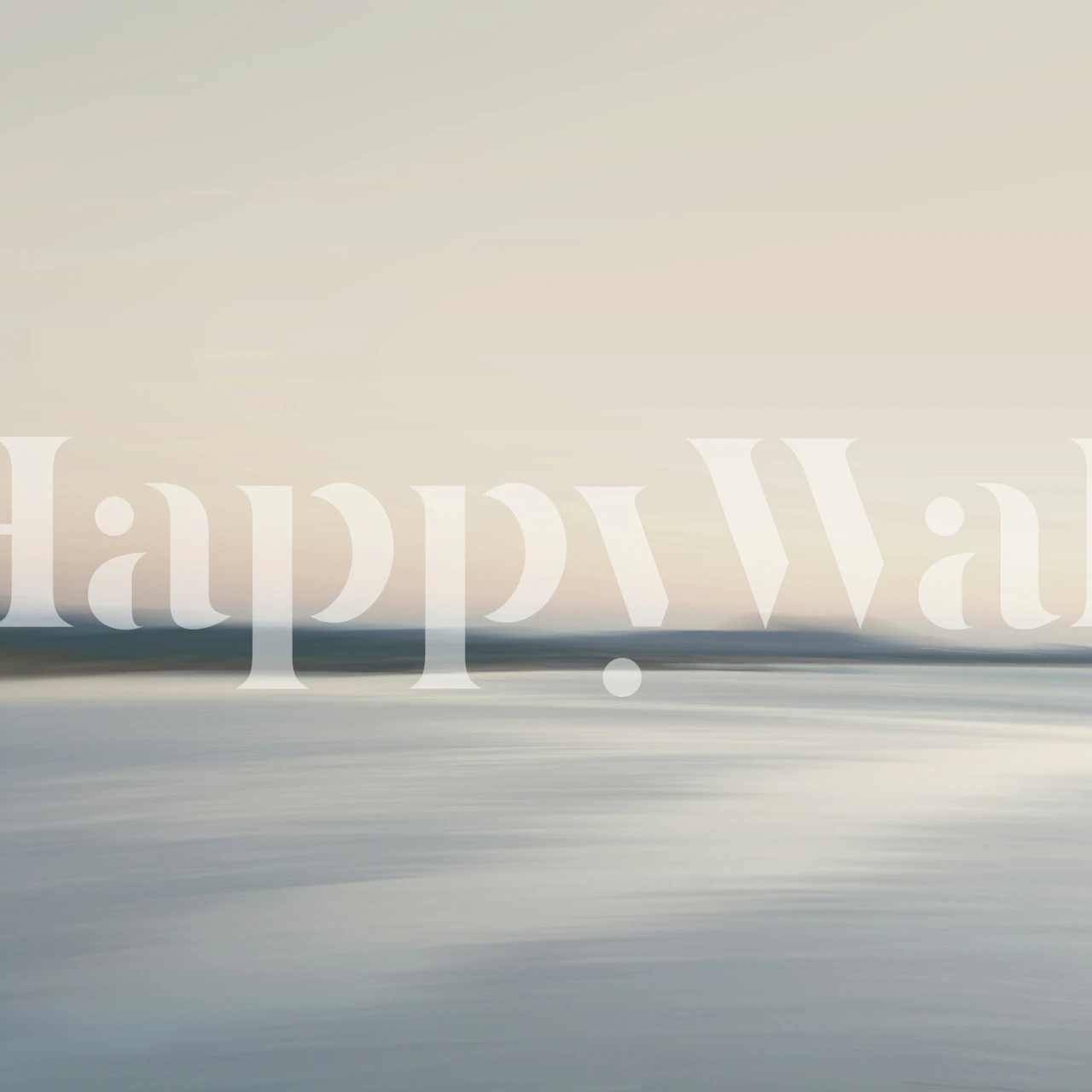 Gentle Sunset Fade tapet i ett rum