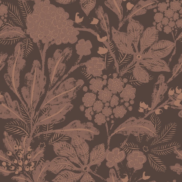 Bronze Blossom Tapestry