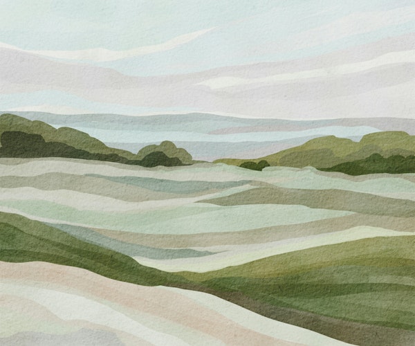 Gentle Hills Panorama