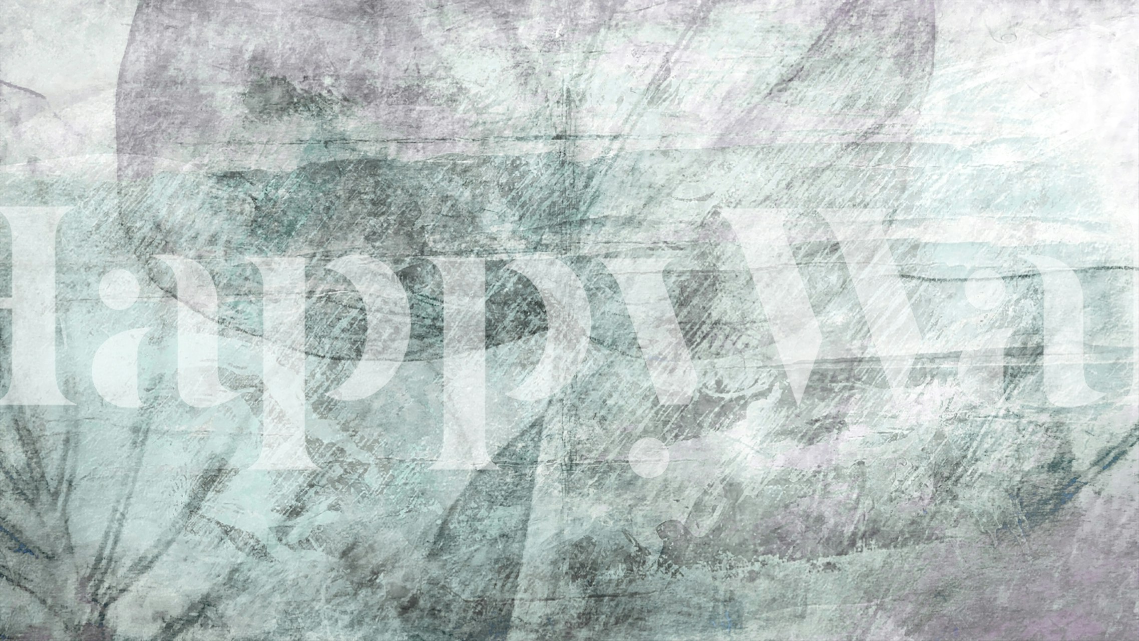 Papier peint Leaf Dream affiché dans une pièce