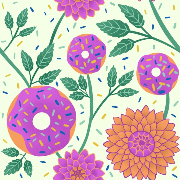 Donuts and Dahlias