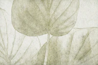 Rustic Brush Strokes Leaf tapeta