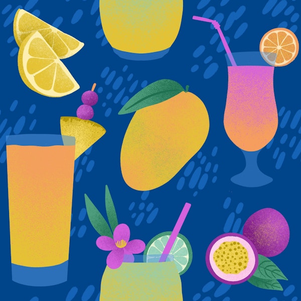 Island Sips: Tropical Cocktails & Cheers