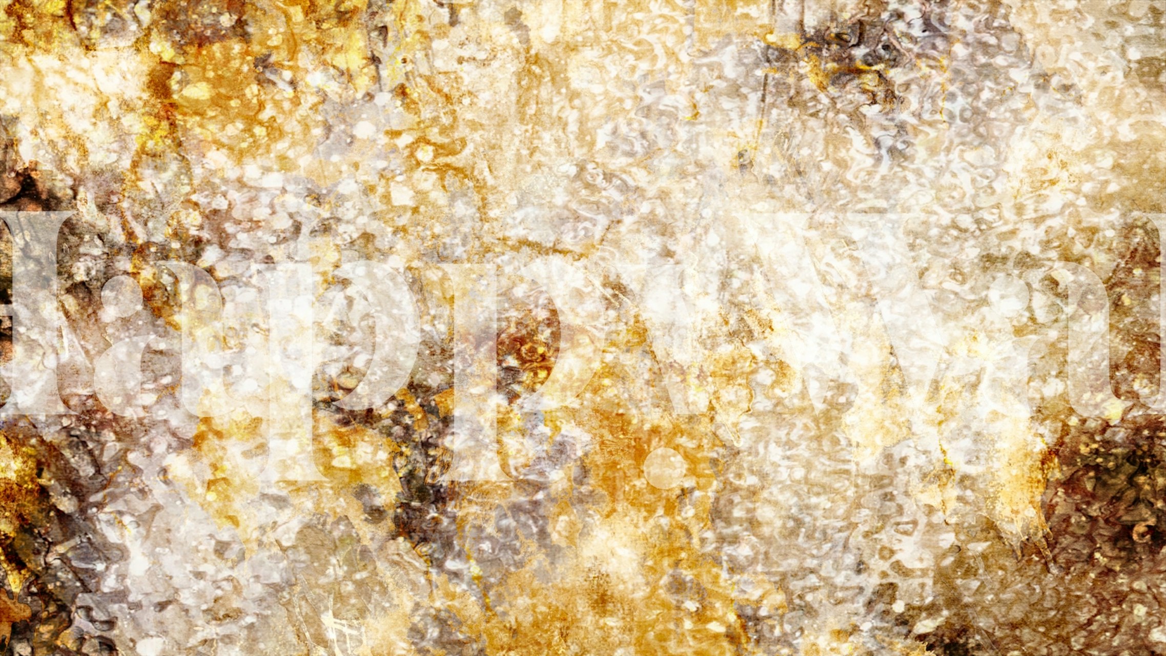 Golden Stone Essence wallpaper displayed in a room