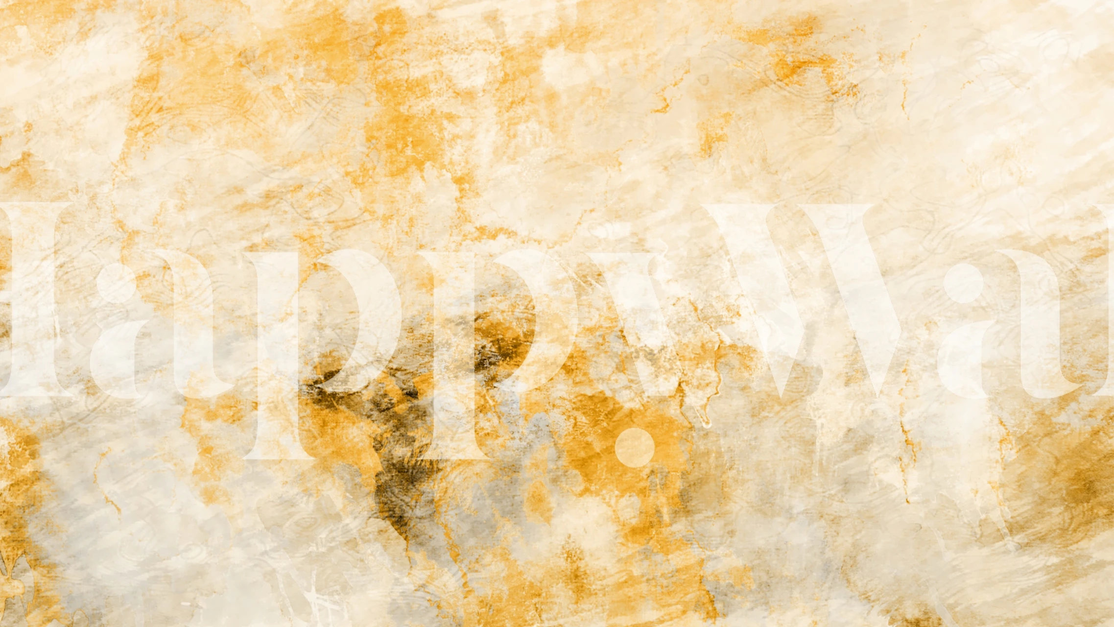 Vintage gold texture wallpaper in a room